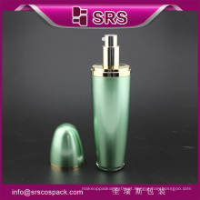 SRS acrílico bola forma verde cor 120ml plástico esférico recipientes de plástico